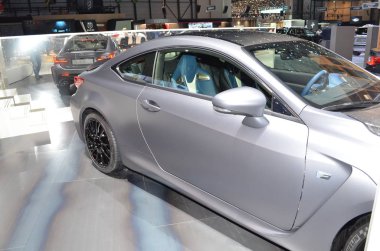 Cenevre, İsviçre, Mart 06-2018: Lexus Rc F at Gims
