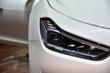 Cenevre, İsviçre, Mart 06-2018: Gims 'te Maserati Ghibli Sq4