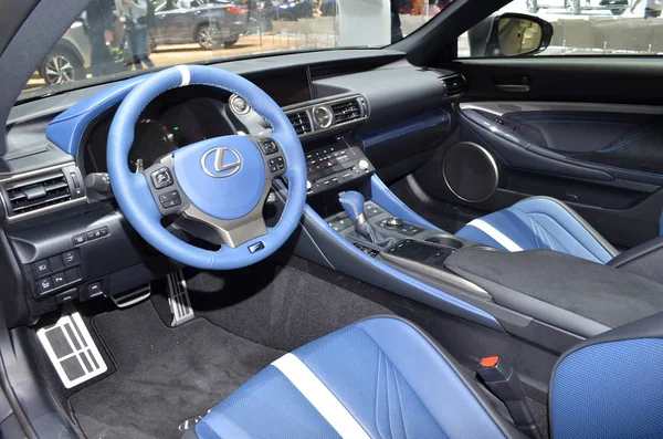 Cenevre, İsviçre, Mart 06-2018: Lexus Rc F at Gims