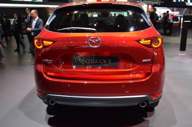 Cenevre, İsviçre, Mart 06-2018: Gims 'de Mazda Cx-5
