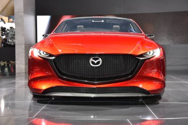 Geneva, Switzerland, March 06-2018: Mazda KAI Concept at GIMS