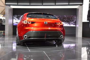Geneva, Switzerland, March 06-2018: Mazda KAI Concept at GIMS