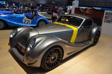 Cenevre, İsviçre, Mart 06-2018: Morgan Aero 8 Gt at Gims