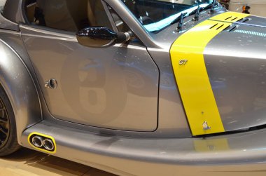 Cenevre, İsviçre, Mart 06-2018: Morgan Aero 8 Gt at Gims