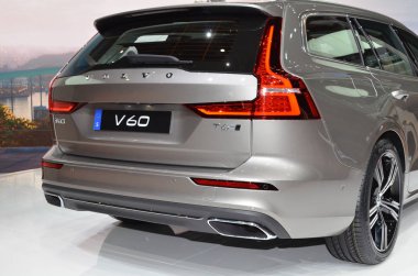 Cenevre, İsviçre, Mart 06-2018: Volvo V60 at Gims