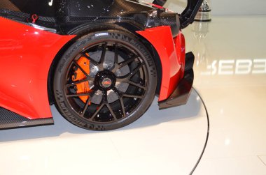 Cenevre, İsviçre, Mart 06-2018: Zenvo Tsr-S at Gims