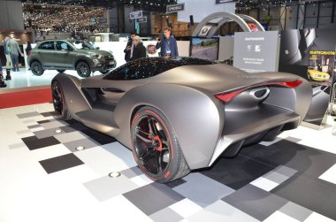 Cenevre, İsviçre, Mart 06-2018: Isorivolta Vision Gran Turismo at Gims