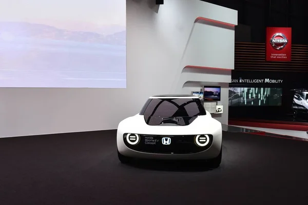 Geneva, Switzerland, March 06-2018: Honda Sport EV Concept at GIMS — Stock Photo, Image