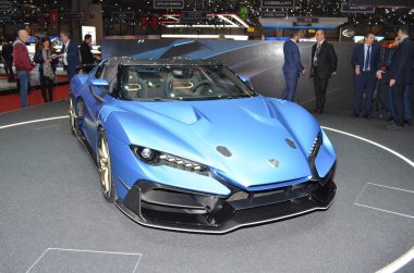 Cenevre, İsviçre, Mart 06-2018: İtalyan tasarımı Zerouno Duerta at Gims