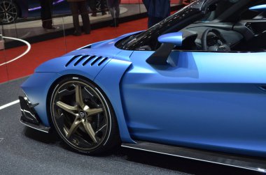 Cenevre, İsviçre, Mart 06-2018: İtalyan tasarımı Zerouno Duerta at Gims