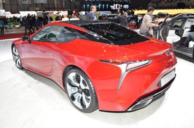 Cenevre, İsviçre, Mart 06-2018: Lexus Lc.