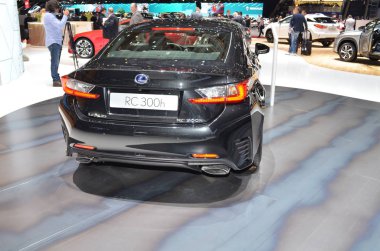 Cenevre, İsviçre, Mart 06-2018: Lexus Rc 300h at Gims