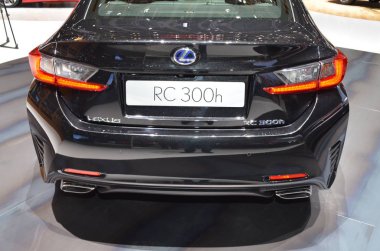 Cenevre, İsviçre, Mart 06-2018: Lexus Rc 300h at Gims