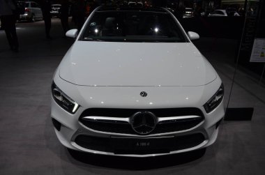 Cenevre, İsviçre, Mart 06-2018: Mercedes A-klass A180d at Gims