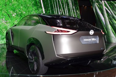 Cenevre, İsviçre, Mart 06-2018: Nissan imx Kuro at Gims