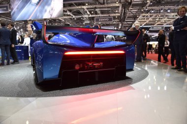 Cenevre, İsviçre, Mart 06-2018: Pininfarina H2 Hız Gims