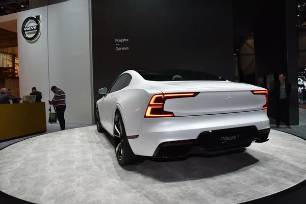 Genebra, Suíça, 06 de março de 2018: Polestar 1 na GIMS — Fotografia de Stock