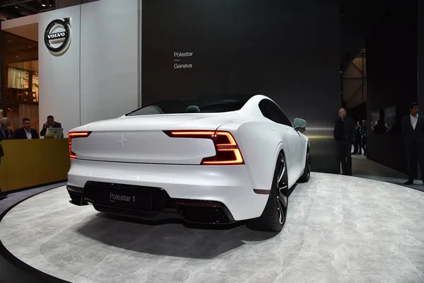 Genebra, Suíça, 06 de março de 2018: Polestar 1 na GIMS — Fotografia de Stock