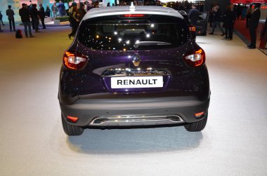 Cenevre, İsviçre, Mart 06-2018: Renault Captur at Gims