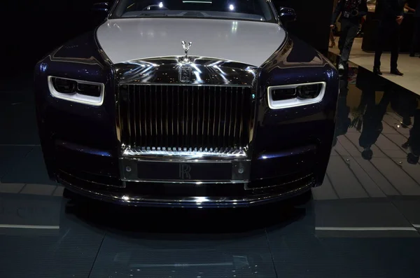 Ginebra, Suiza, 06 de marzo de 2018: Rolls Royce Phantom One of One en GIMS — Foto de Stock