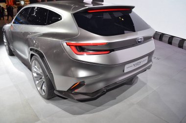 Cenevre, İsviçre, Mart 06-2018: Subaru Viziv Tourer Concept at Gims