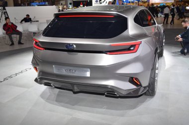 Cenevre, İsviçre, Mart 06-2018: Subaru Viziv Tourer Concept at Gims