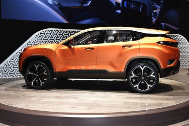 Cenevre, İsviçre, Mart 06-2018: Tata H5x at Gims