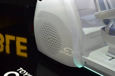 Cenevre, İsviçre, Mart 06-2018: Toyota Concept-i Ride at Gims