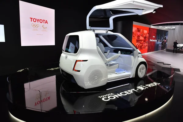 Geneva, Switzerland, March 06-2018: Toyota Concept-i Ride at GIMS — Stock Photo, Image