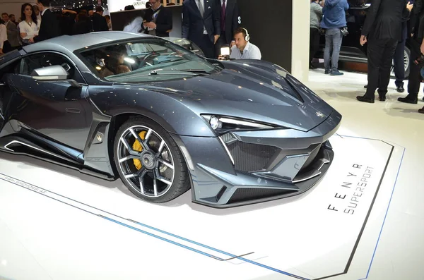 Genebra, Suíça, março 06-2018: W Motor Fenyr Supersport na GIMS — Fotografia de Stock