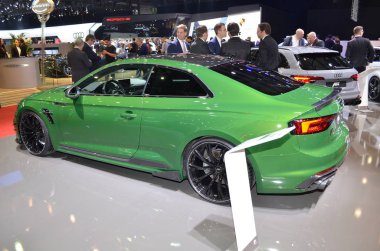 Cenevre, İsviçre, Mart 06-2018: Abt Audi Rs5-R at Gims