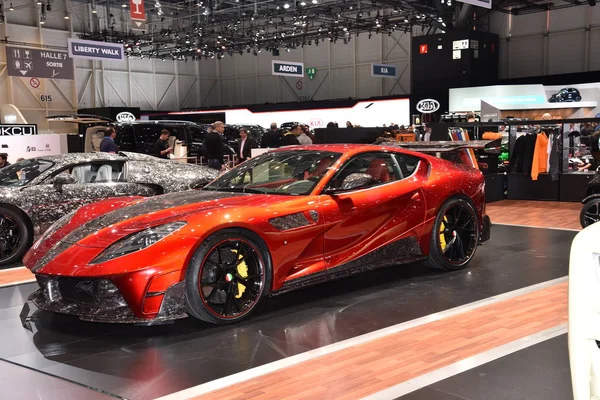 Genebra, Suíça, 06 de março de 2018: Mansory Ferrari 812 Superfast Stallone na GIMS — Fotografia de Stock