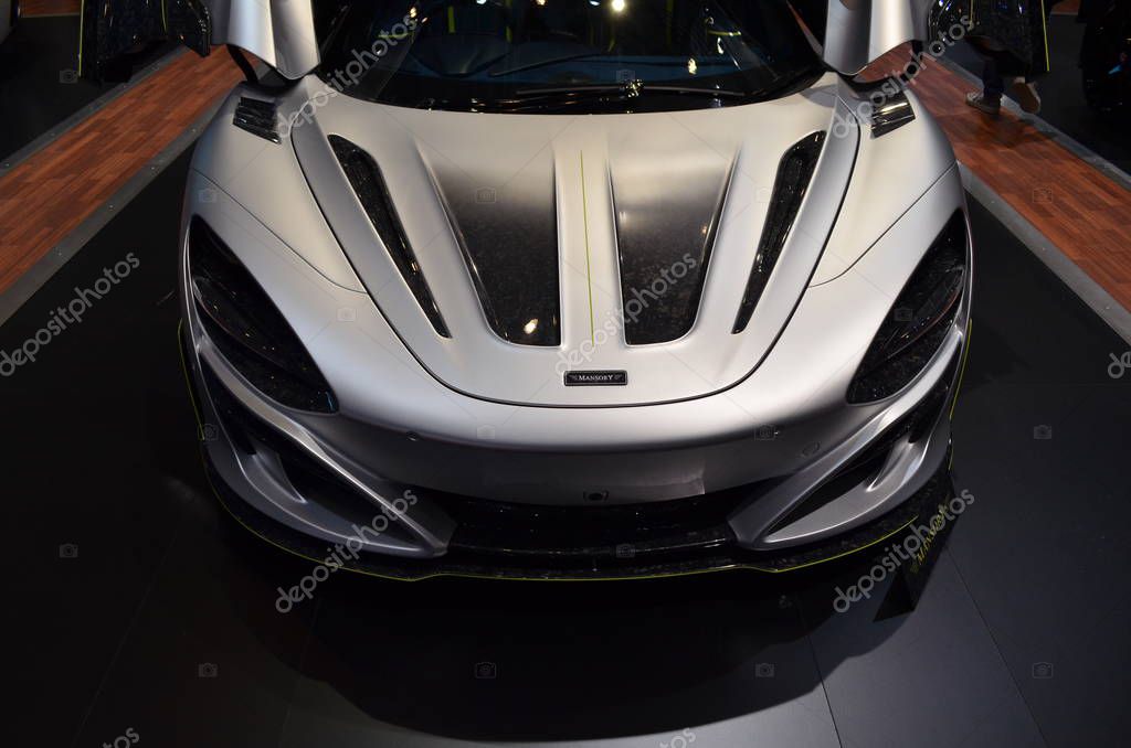 Geneva, Switzerland, March 06-2018: Mansory McLaren 720S presented at GIMS