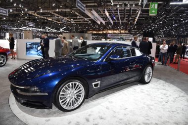 Cenevre, İsviçre, Mart 06-2018: Gims 'de Sciadipersia