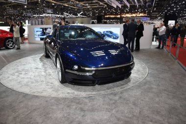 Cenevre, İsviçre, Mart 06-2018: Gims 'de Sciadipersia