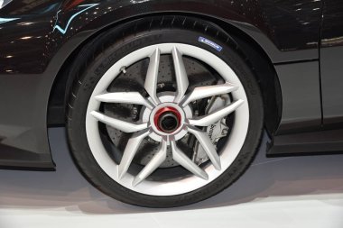 Cenevre, İsviçre, Mart 06-2018: Gims 'de Lancia Stratos