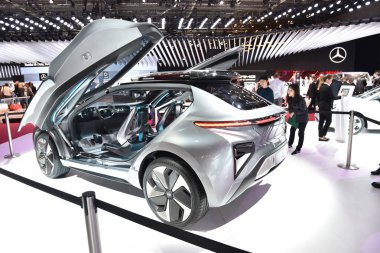 Paris, Fransa - Ekim 03, 2018: Gac Motor Enverge, Paris Motor Fuarı