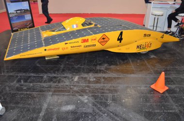 Paris, Fransa - 02 Ekim 2018: Paris Motor Fuarında Helios IV