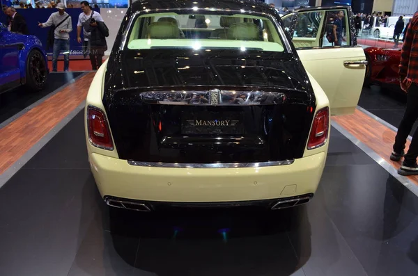 Genebra, Suíça, 06 de março de 2018: Rolls Royce Mansory Bushukan Edition no GIMS — Fotografia de Stock