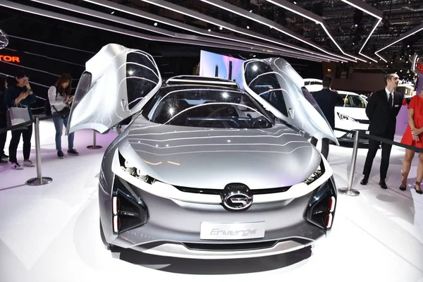 Paris, França - 03 de outubro de 2018: GAC Motor Enverge no Paris Motor Show — Fotografia de Stock