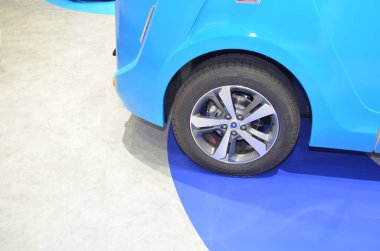 Paris, Fransa - 02 Ekim 2018: Navya Smart Paris Motor Fuarında