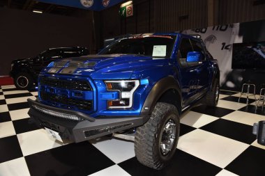 Paris, Fransa - 03 Ekim 2018: Shelby Raptor Baja Paris Motor Show 'da