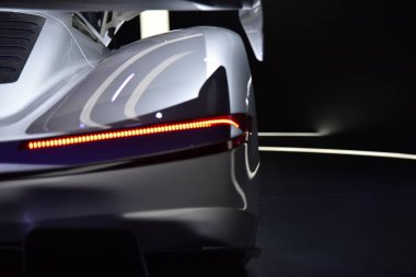 Frankfurt, Almanya, 13-2017: Iaa 2017 'de baykuş parkı