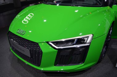 Frankfurt, Almanya, 13-2017: Audi R8 V10 artı Iaa 2017