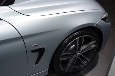 Frankfurt, Almanya, 12-2017: Bmw 4 Serisi Gran Coupe, Iaa 2017