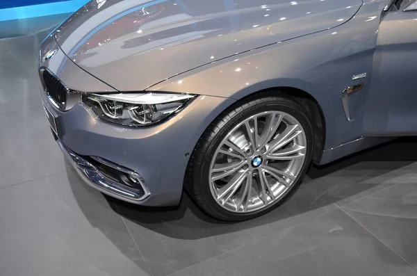 Frankfurt, Germany, September 12-2017: BMW 4 Series Cabrio at IAA 2017 — Stock Photo, Image