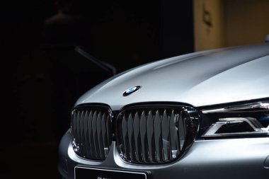 Frankfurt, Almanya, 12-2017: Iaa 2017 'de Bmw 7 Serisi