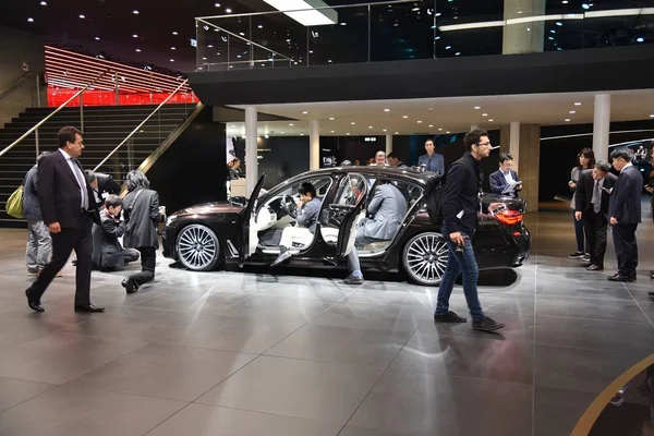 Frankfurt, Germany, September 12-2017: BMW 7 Series at IAA 2017 — Stock Photo, Image