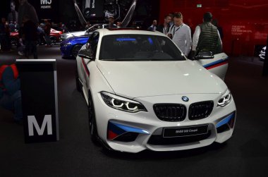 Frankfurt, Almanya, 12-2017: Iaa 2017 'de Bmw M2 Coupe