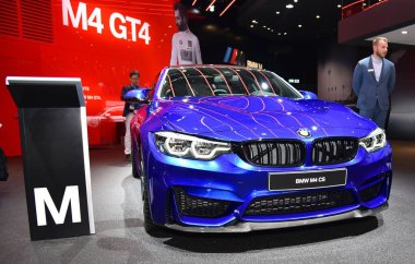 Frankfurt, Almanya, 12-2017: Iaa 2017 'de Bmw M4 C